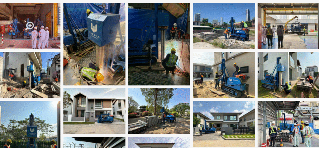 ตอกเสาเข็ม